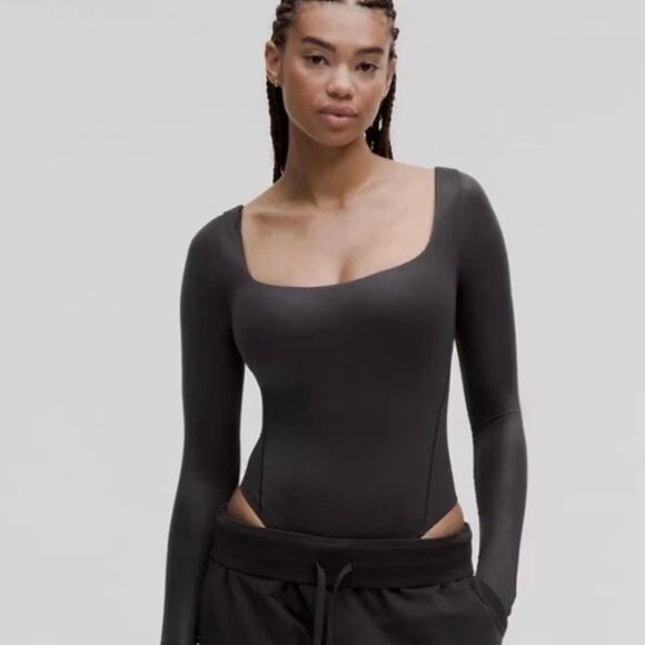 lululemon athletica Tops - Lululemon Wundermost Ultra-Soft Nulu Square-Neck Sleeveless Bodysuit. - M